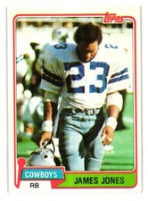 1981 Topps - #269 James Jones (RC)