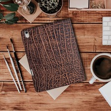 iPad Air 13" M3 Case - 2025 - With Pencil Holder -Sleep/Wake - Genuine Leather