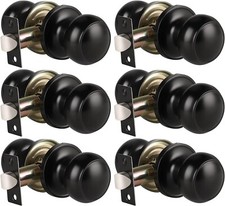 Knobwell matte Black Locking DoorHandles (MUAB )