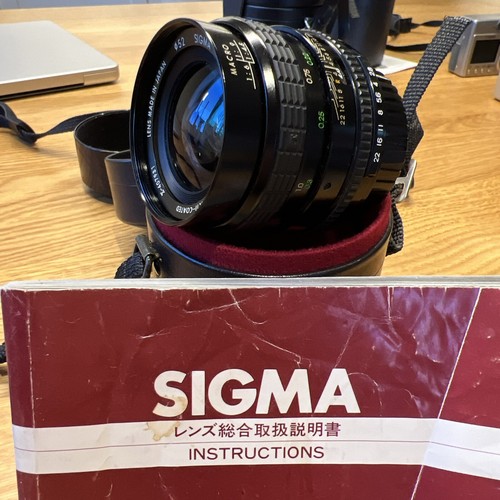 Sigma MiniWide Vintage 28mm F2.8 Pentax K Mount Wide Angle Lens With