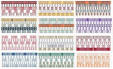 College  University 12" scrapbook border stickers Sports Solution 66 CHOICES