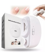 2 In 1 Electric Polishing Automatic Nail Clippers, Nail Trimmer With LED Light