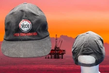 Conoco Phillips BP Veco Gas Cap Hat Alaska North slope Prudhoe Bay corduroy