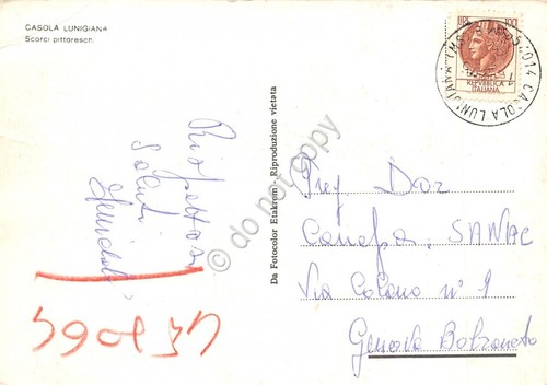Cartolina Casola Lunigiana Vedute 1975 (Massa) - Foto 2 di 2