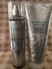 BATH AND BODY WORKS Platinum Body Cream And Frag Mist