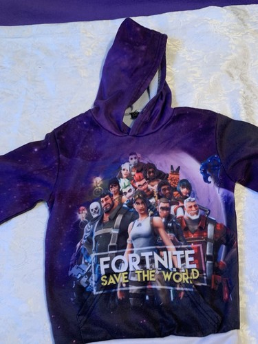 Fortnight Kids Hoodie Amazing Pictures Front back Character S - Picture 12 of 13
