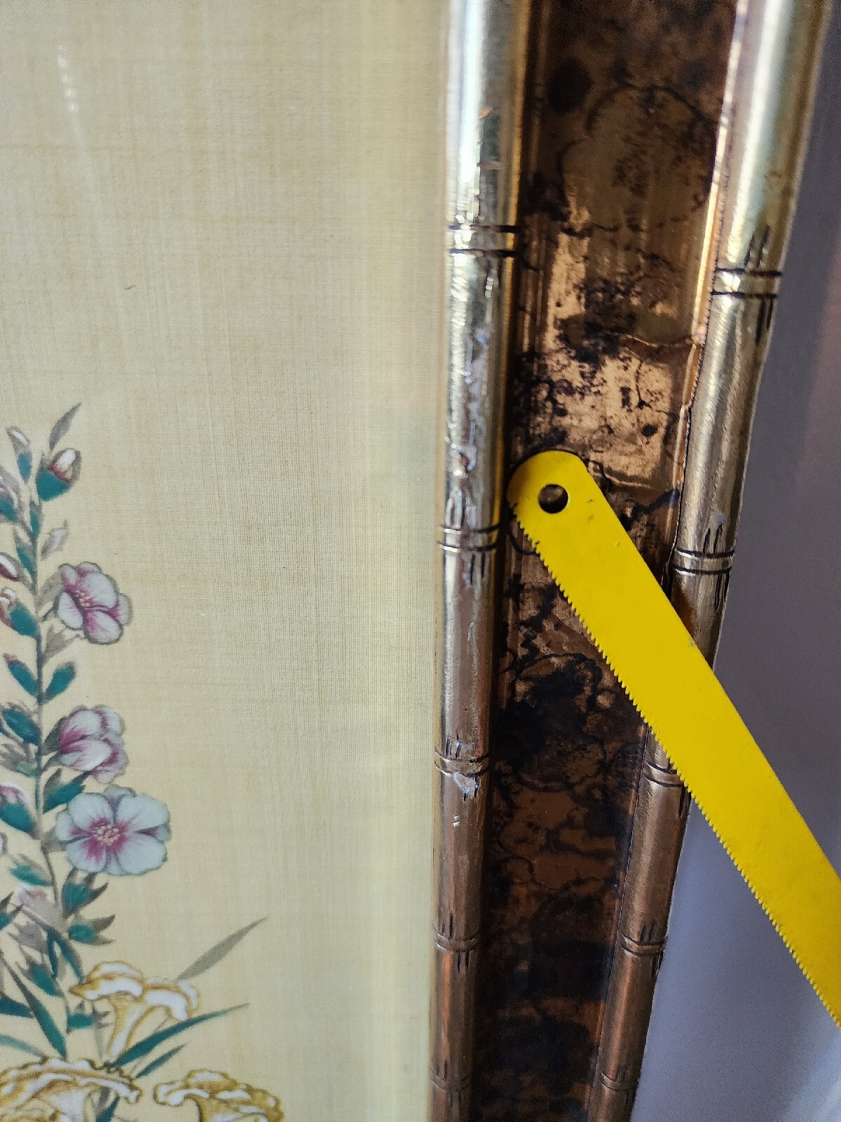 Vintage Turner Wall Art Accessory 1960s MCM Mid Century Floral Oriental