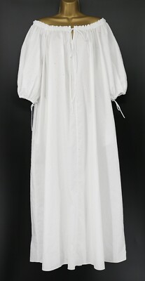 MATTEAU BRODERIE SCHULTERFREIES DAMENKLEID UK 8 WEISS UVP £445 AD