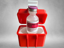 2 Vial BAC Water Storage Case   Organizer for Hospira Bacteriostatic Water Vial