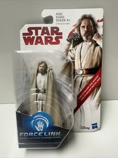 Star Wars Force Link Luke Skywalker Jedi Master 3.75 Action Figure Hasbro