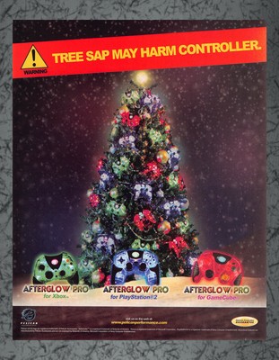 Pelican Afterglow Pro Christmas Tree GC PS2 Xbox  Print Ad Vintage Art A 2004