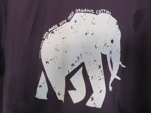 MENS / WONMEN T-SHIRT BANBANA REPUBLIC. ELEPHANT. SIZE XL - Picture 2 of 4