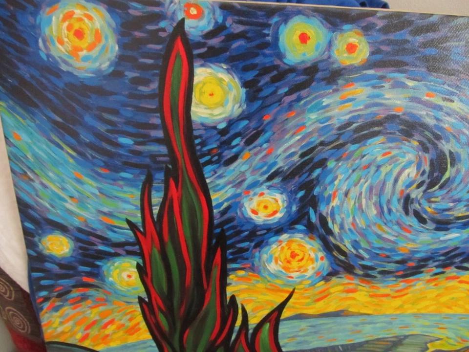 "STARRY NIGHT ATTACK" CHARLES LYNN BRAGG GICLEE ON CANVAS SIGNED/NUMBERED & COA - Image 2 of 4