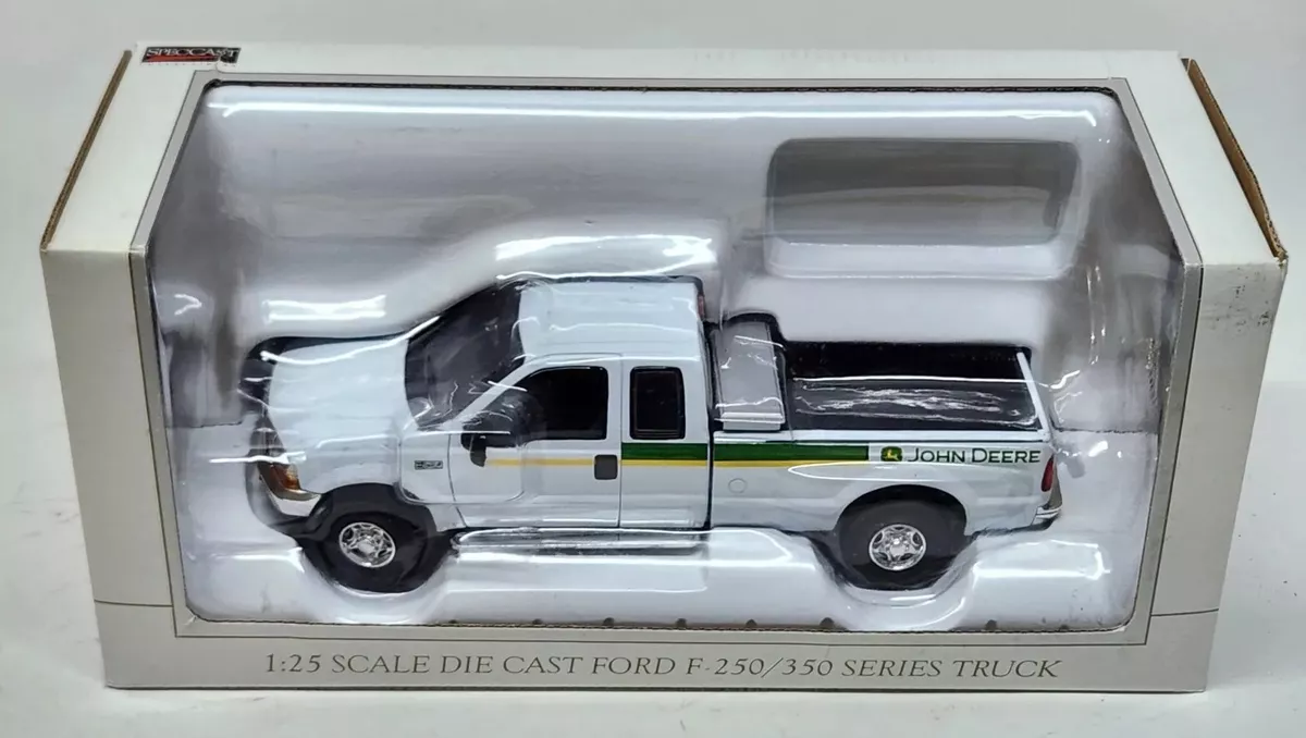 Ford F 250 John Deere Dealership Truck With Toolbox By SpecCast 1 25 Scale