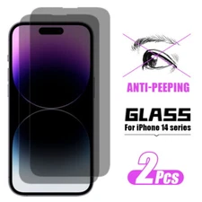 For iPhone 15 14 13 Pro Max 12 11 Privacy Anti-Spy Tempered Glass Screen Cover