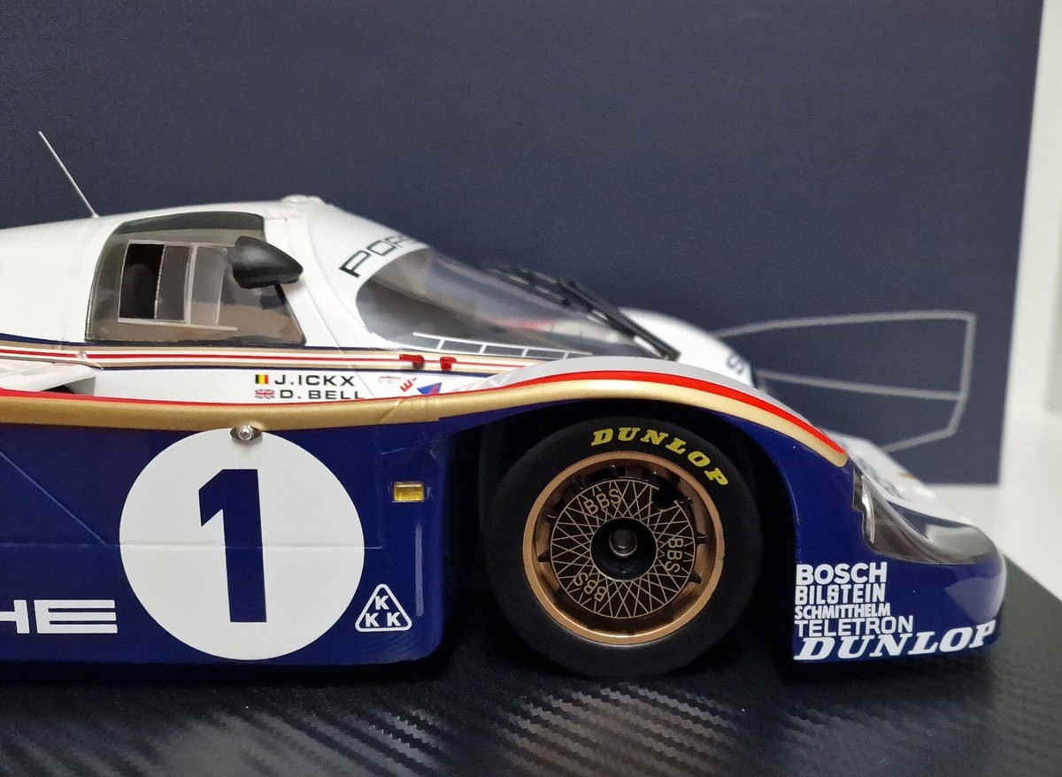 「MINICHAMPS」Porsche 956L #1LE MANS 1982 Model Car Scale 1:12 True Scale TSM Porsche 956 Ickx Winner