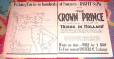 CROWN PRINCE HOHENZOLLERN 1919 SILENT LOST FILM HIDING IN HOLLAND
