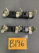 General Electric 13 C3884-P2   3 Pole Fuse Holder Used  ECS Only 1