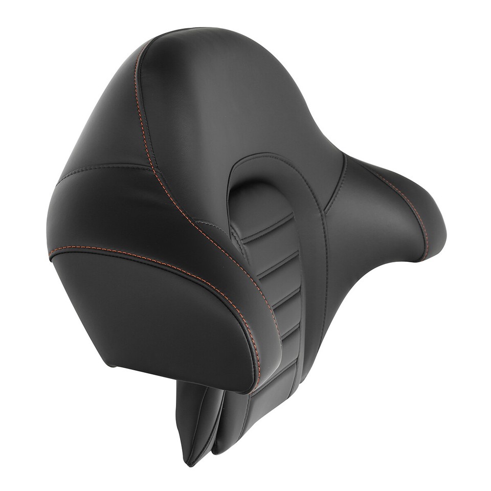 XMT-MOTO Chopped Tour Trunk+wrap-around backrest pad Fit for Harley Touring Models