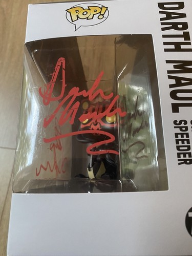 Peter Serafinowicz *HANDSIGNIERT* Darth Maul FUNKO POP - Star Wars - AUTOGRAMM - Bild 3 von 3