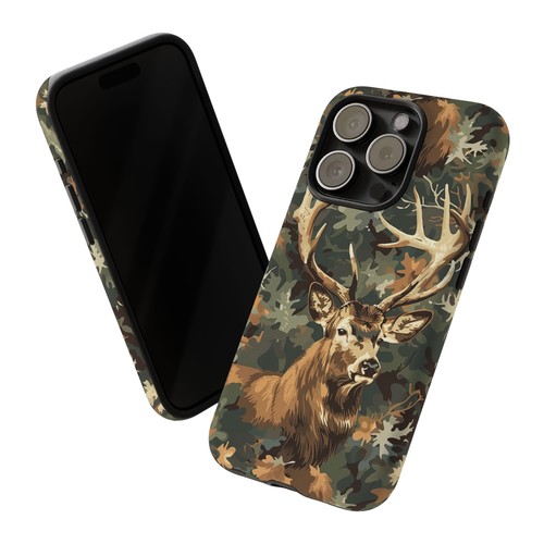 Elk Deer Hunting Buck Tree Camo Phone Case for iPhone, Samsung Galaxy, Pixel - 第 44/119 張圖片