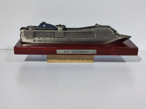 MODELLINO MSC SPLENDIDA NAVE CROCIERE MODEL SHIP COLLEZIONE