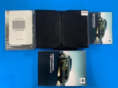 2019 BMW F82 M4 CS Coupe Owners Manual + Owner Supplement Books Set + OEM M Case