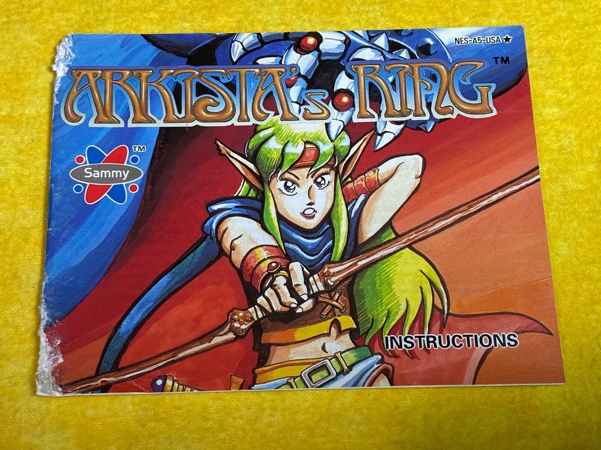 Arkista's Ring CIB Rare Complete NES Game Nintendo Tested Arkista's Ring CIB Rare Complete NES Game Nintendo Tested