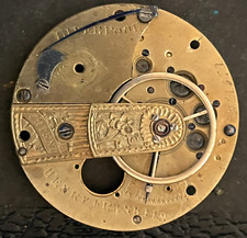Antique Henry Franklin Liverpool Fusee Pocket Watch Movement Good Balance 40.9mm