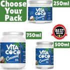Vita Coco Organic Virgin Coconut Oil Cold Pressed For Cooking Hair Skin Massage