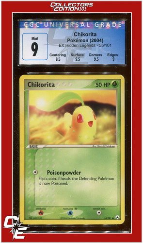 Chikorita graded CGC 9 for sale on eBay