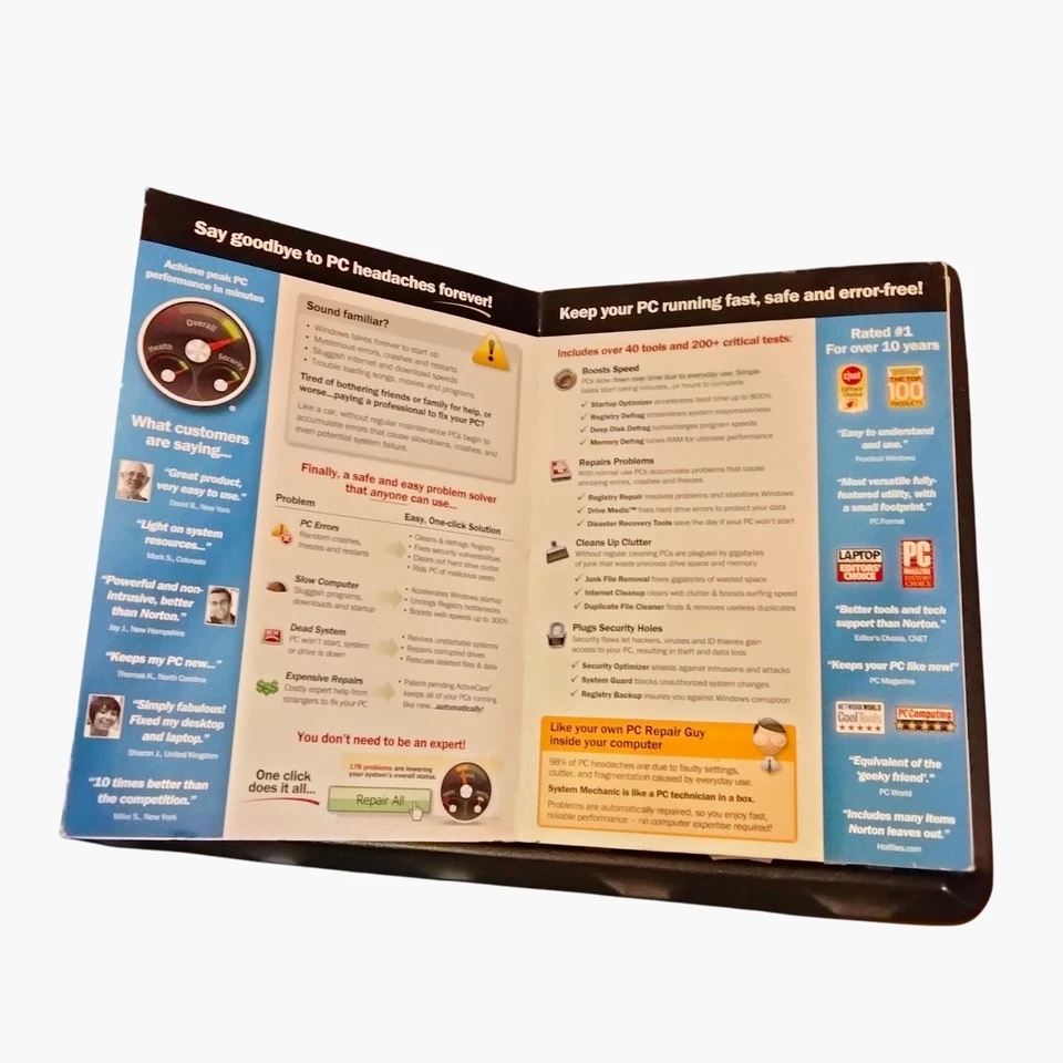 Iolo System Mechanic Antivirus Software CD PC Tune Up Kit 2009 - Image 2 of 4