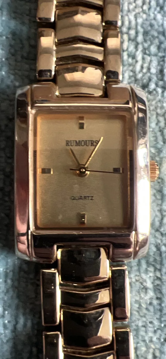 Vintage Rumours Quartz Japan MOVT Gold Classic Stainless Steel Back 4175 New B