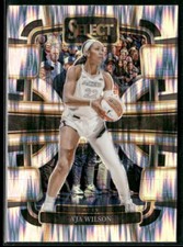 2024 Panini Select WNBA #86 A'ja Wilson Silver Flash Prizms