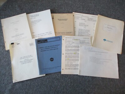 NASA SPACE SHUTTLE/VEHICLE SPECS METALS/MATERIALS/TESTING REPORTS/RESULTS 71-73