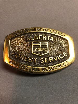 forest service belt buckle