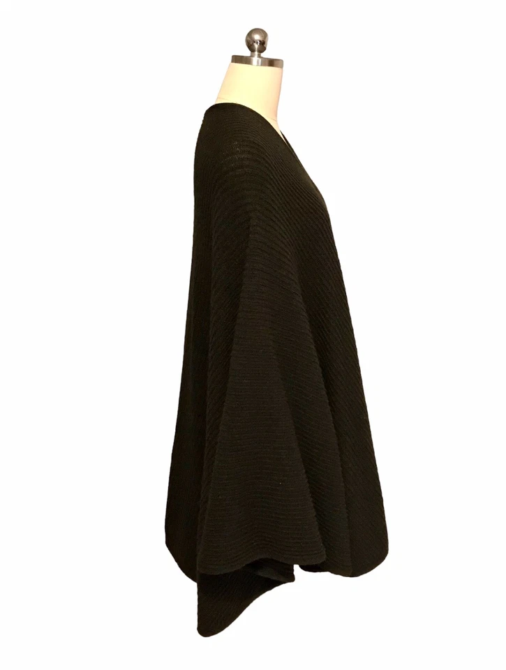 Carlisle Angora Lana Mezcla Cachemira Capa Chal Verde Bosque LEER Mujer’s OS Foto 3 de 4