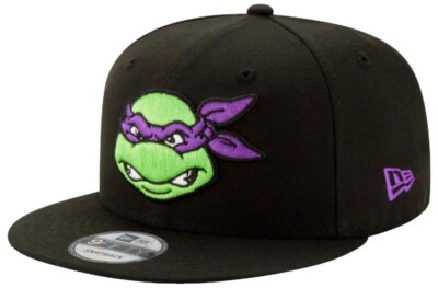 New Era Teenage Mutant Ninja Turtles Donatello Black Purple Snapback Cap 9fifty