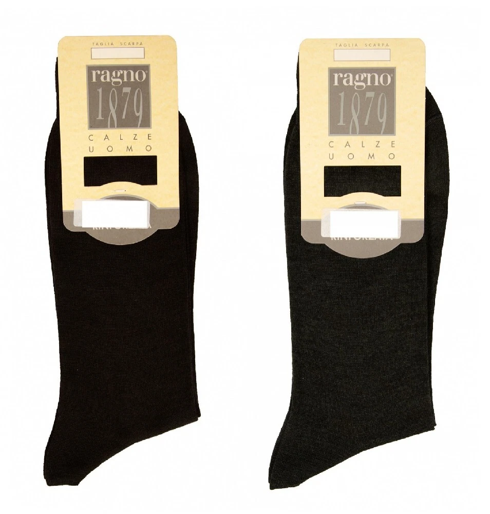 1 pair of men's low socks in reinforced wool RAGNO article 09018C