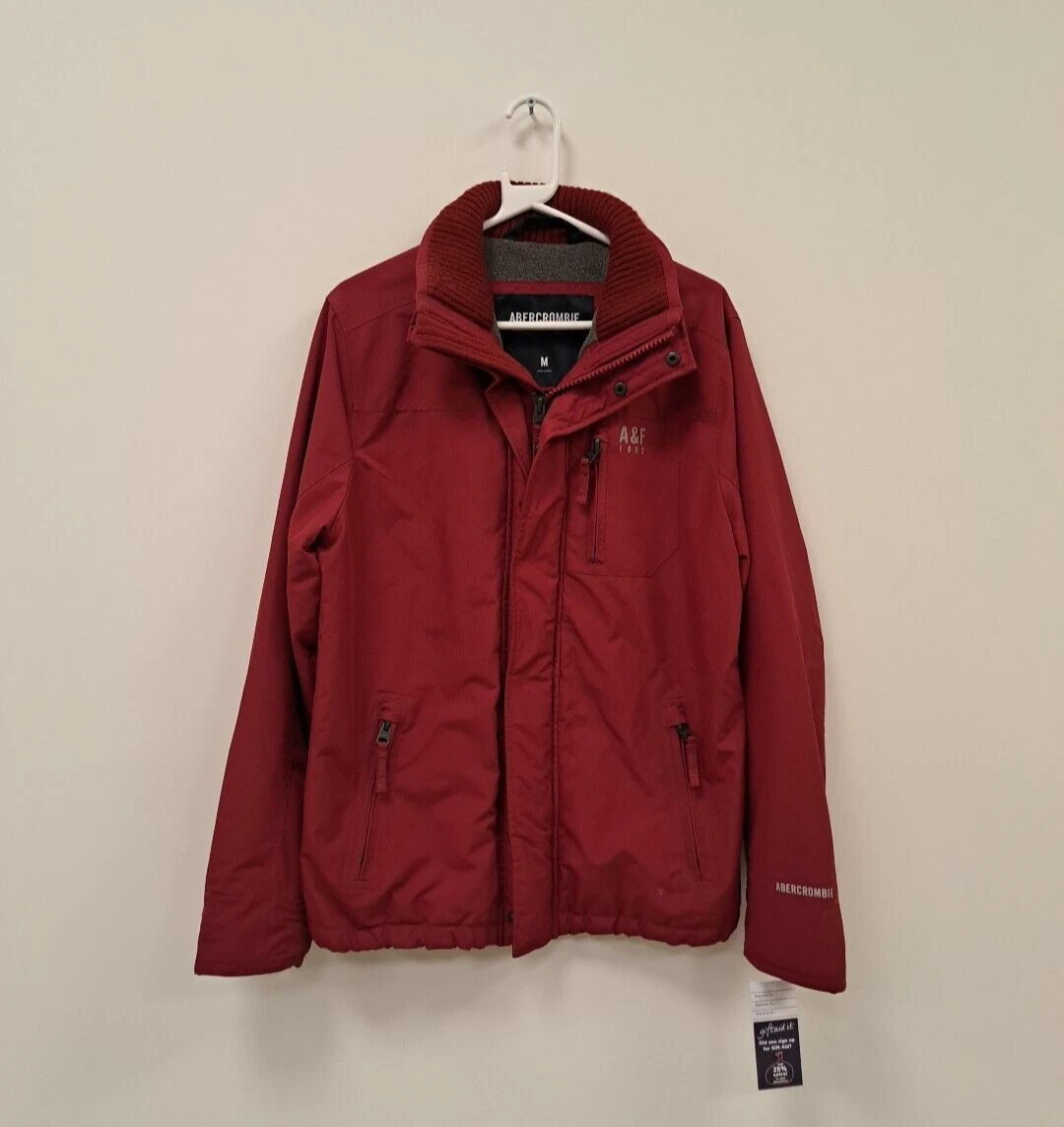 Abercrombie red jacket clearance