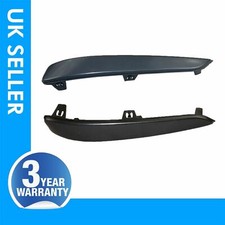 2 X Front Bumper Moulding Trim Paintable FOR Vauxhall Opel Astra H 1400768