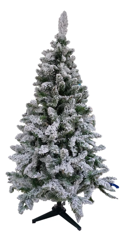 Albero di Natale PILA Innevato 150 cm con Neve Abete Verde Artificiale Abete, fotografia 4 di 8