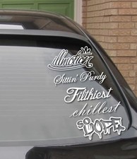 Jdm Lotpack Of 5 Stickersdecals - Ill Sittin Purdy Filthiest Chillest Dope 3.1 Jdm Lotpack Of 5 Stickersdecals - Ill Sittin Purdy Filthiest Chillest Dope 3.1