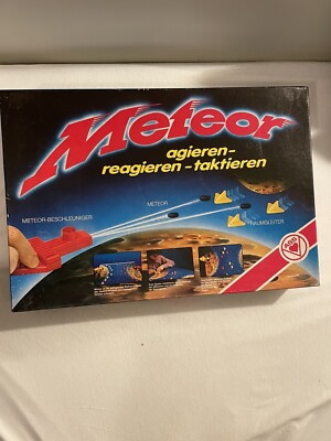  ASS - Meteor  - 80er  Jahre Action Brettspiel Retro