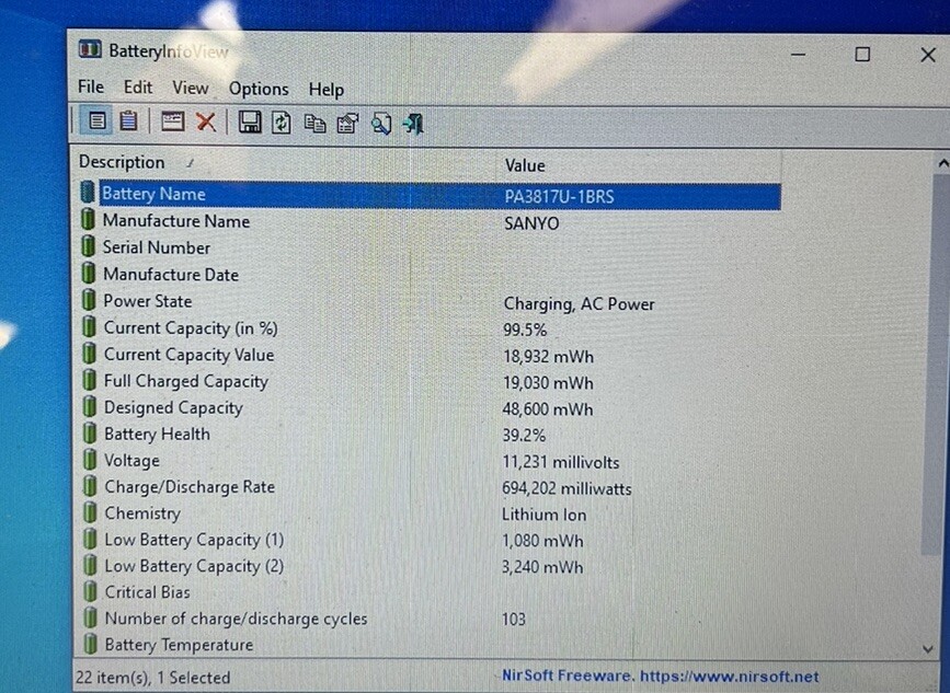 Toshiba Dynabook T451/46EW, i5-2450M @2.40GHz, 4GB RAM Toshiba Dynabook T451/46EW, i5-2450M @2.40GHz, 4GB RAM