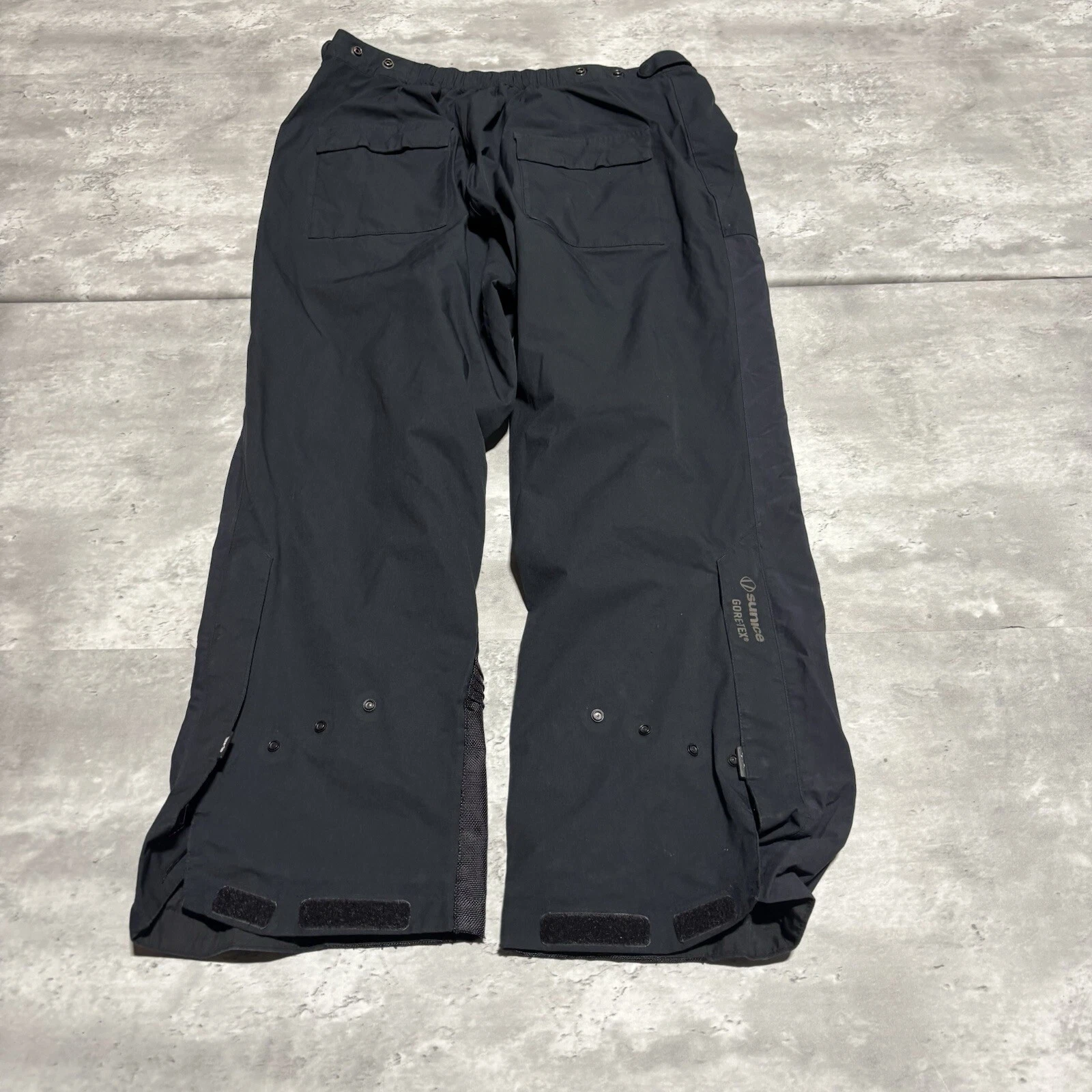 Footjoy DryJoy Pants Mens Large Black Polyester Rain 31x31 Pull On Golf