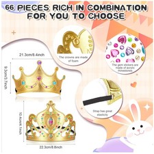 Princess Tiaras DIY Crowns Kids Party Favors