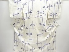 7794309: JAPANESE KIMONO / ABSTRACT PATTERN WATER WHEEL YUKATA