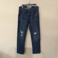 LEVI  S Unisex Kids Sz 12 Reg W26  X L26   502 Taper Blue Jeans Adjustable Waist