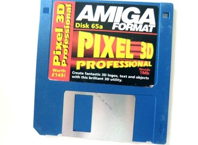 81749 Disk 65a Amiga Format - Pixel 3D Professional - Commodore Amiga () 